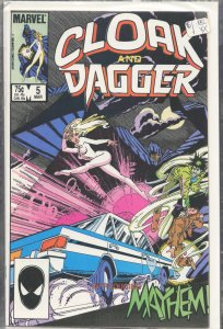 Cloak and Dagger #5 (1986) Cloak and Dagger [Key Issue]