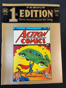 DC TREASURY FAMOUS 1ST EDITION ACTION COMICS #1 REPRINTS 1ST SUPERMAN  VF