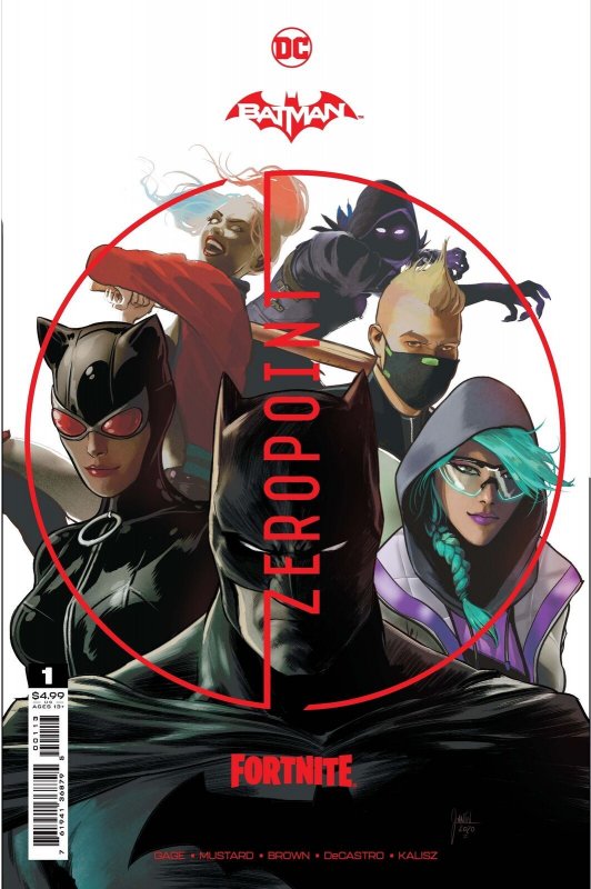 BATMAN FORTNITE ZERO POINT #1 THIRD PRINTING 