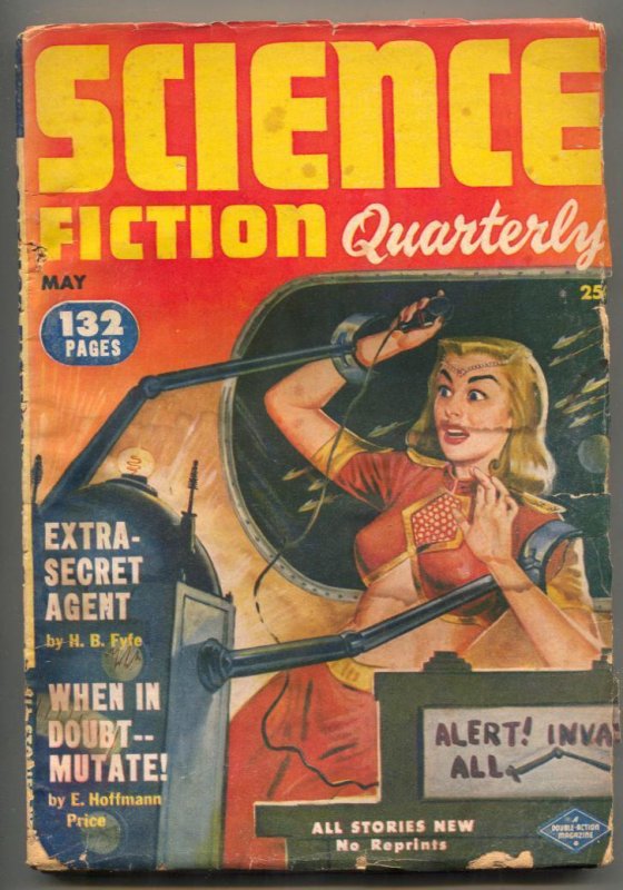 Science Fiction Quarterly Pulp May 1952- Extra Secret Agent