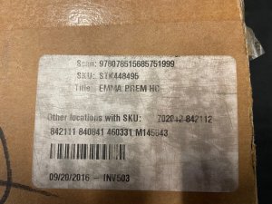 MARVEL PREM. HC GRAPHIC NOVEL EMMA  16 QTY UNOPENED BOX UNCIRCULATED MINT SEALED