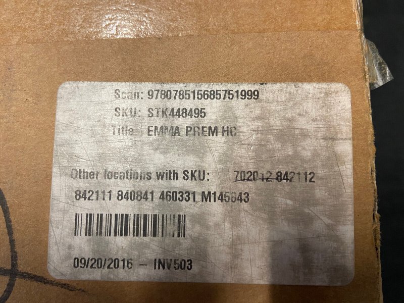 MARVEL PREM. HC GRAPHIC NOVEL EMMA  16 QTY UNOPENED BOX UNCIRCULATED MINT SEALED