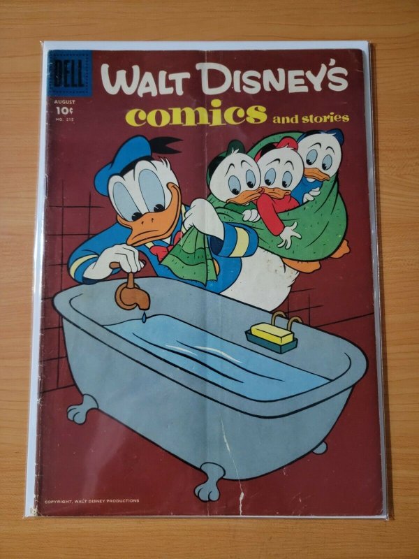 Walt Disney Comics and Stories #215 ~ VERY GOOD VG ~ 1958 DELL Comics