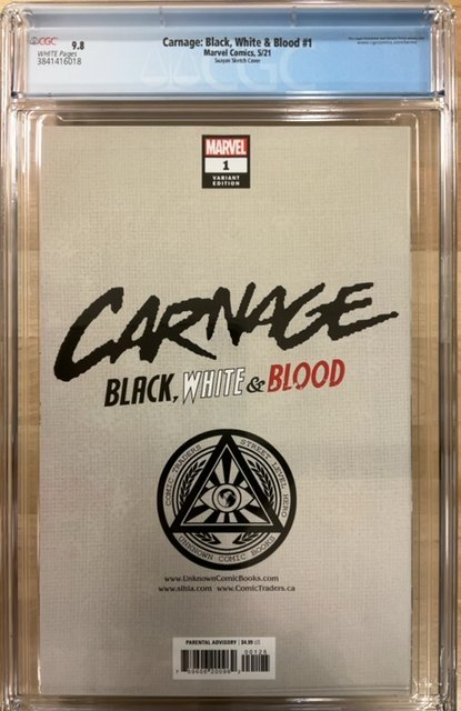 Carnage: Black, White & Blood #1 (2021) CGC 9.8