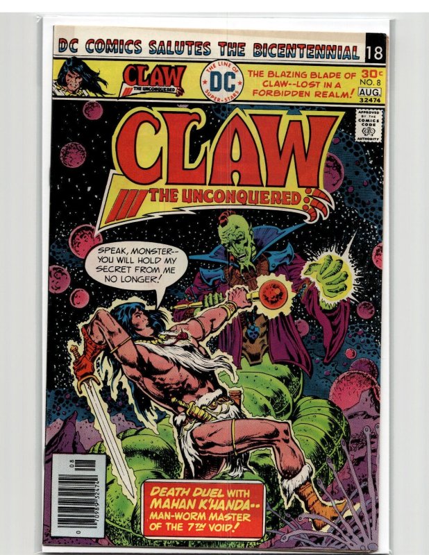 Claw the Unconquered #8 (1976) Claw the Unconquered