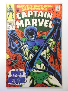 Captain Marvel #5 (1968) FN+ Condition!