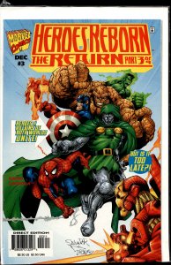 Heroes Reborn: The Return #3 Direct Edition (1997) Human Torch