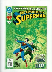 Adventures of Superman #500 FN/VF 8.0 DC Comics 1st Steel app. 
