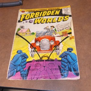 Forbidden Worlds Comic Book #62, ACG 1958 silver age horror ogden whitney cover