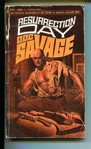 DOC SAVAGE-RESURRECTION DAY-#36-ROBESON-G-JAMES BAMA COVER- G 