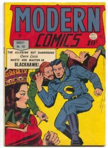 Modern Comics #100 1950- Blackhawk- Torchy - Lingerie panels VG/F