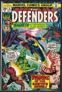 Defenders 15 (1974) FN/VF Bronze Age Marvel Comics