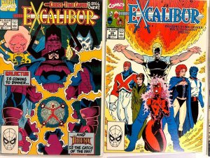 3 Excalibur Marvel Comic Books # 25 26 27 Avengers Captain America Thor 76 EJ10
