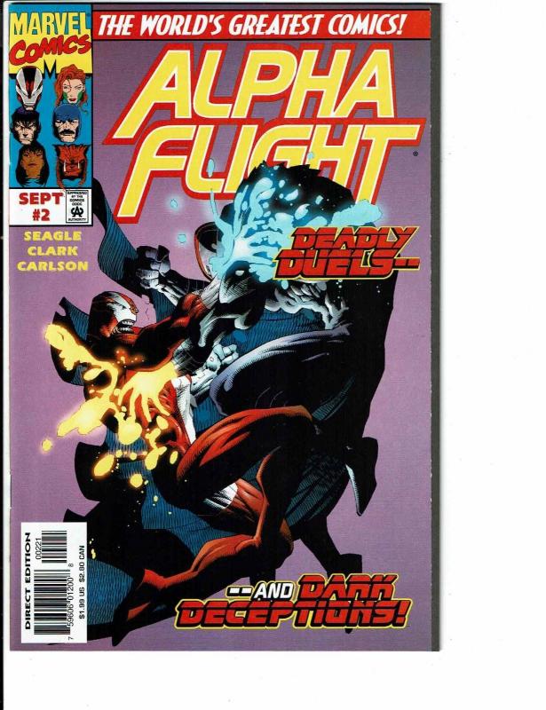 8 Alpha Flight Marvel Comic Books # 1 2 (2) 3 4 5 6 In the Beginning X-Men TW40