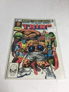 Marvel Two-in-One Annual #7 (1982) Very Fine     (Vf03)