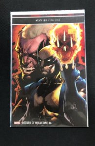 Return of Wolverine #4 Portacio Cover (2019)