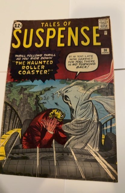 Tales Of Suspense #30  The Ghost Rode a Roller Coaster! Jack Kirby Art