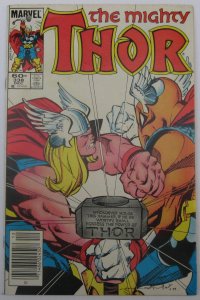 Thor #338 (Dec 1983, Marvel), VG (4.0), Thor vs. Beta Ray Bill, Nick Fury app.