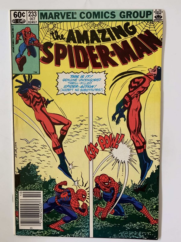 The Amazing Spider-Man #233 F/VF - Newsstand (1982)