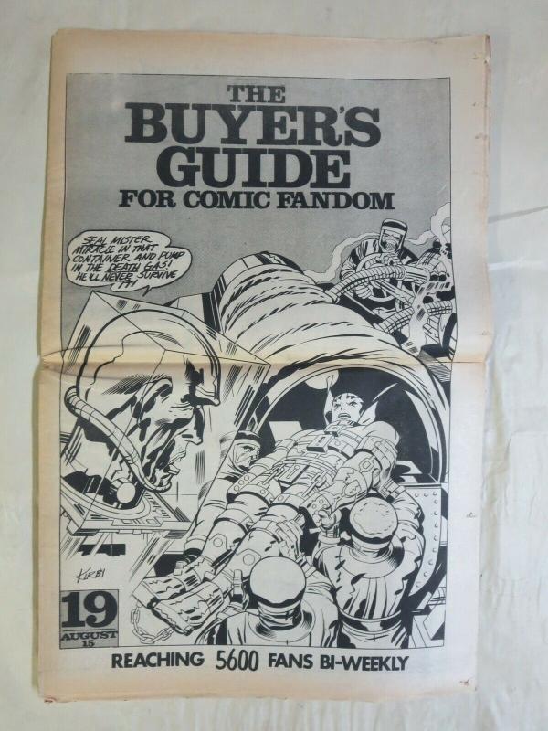 BUYERS GUIDE #19 Kirby cvr Sept 1972 Beautiful Balloons