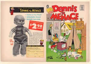 Dennis the Menace #19 Unused Comic Book Cover - Camping Outside (Grade 7.0) 1956