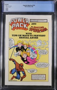 Captain America #318 (6/86) Graded CGC 9.8