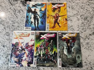 Lot Of 5 X-Force Marvel Comic Books # 6 7 8 9 10 NM 1st Prints X-Men  1 J434
