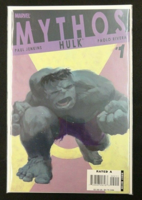 Mythos #1 Ghost Rider, X-Men, Hulk, Spider-Man Lot of 4 NM 