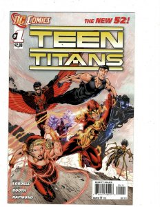 9 Teen Titans DC Comics # 1 2 9 11 13 14 15 18 19 Robin Raven Starfire J434