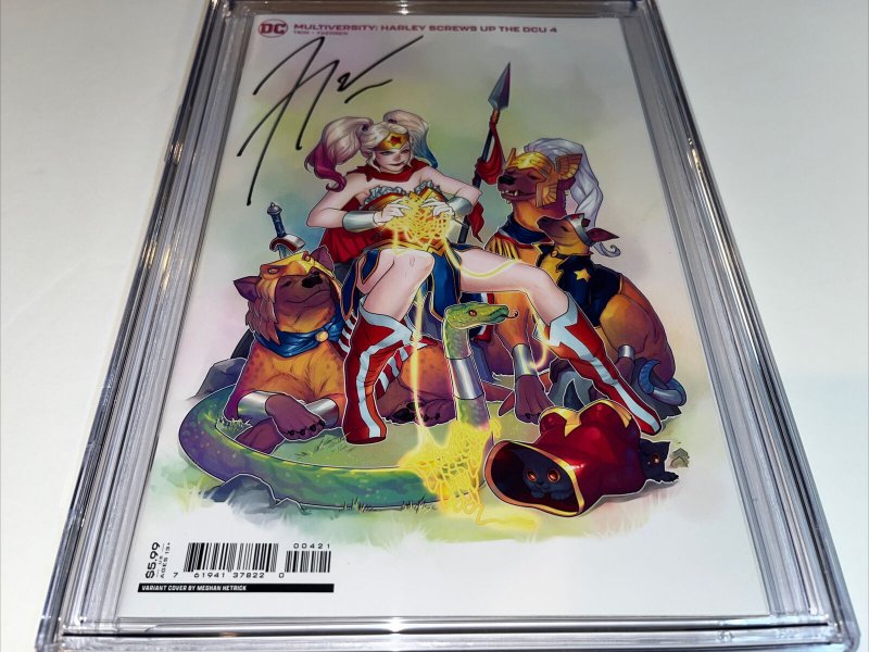Multiversity Harley Screws Up The DCU (2023) # 4 (CGC 9.8 SS) Signed Frank Tieri