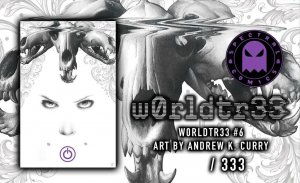 W0RLDTR33 #6  ANDREW CURRY VIRGIN VARIANT W/NUMBERED COA NM.