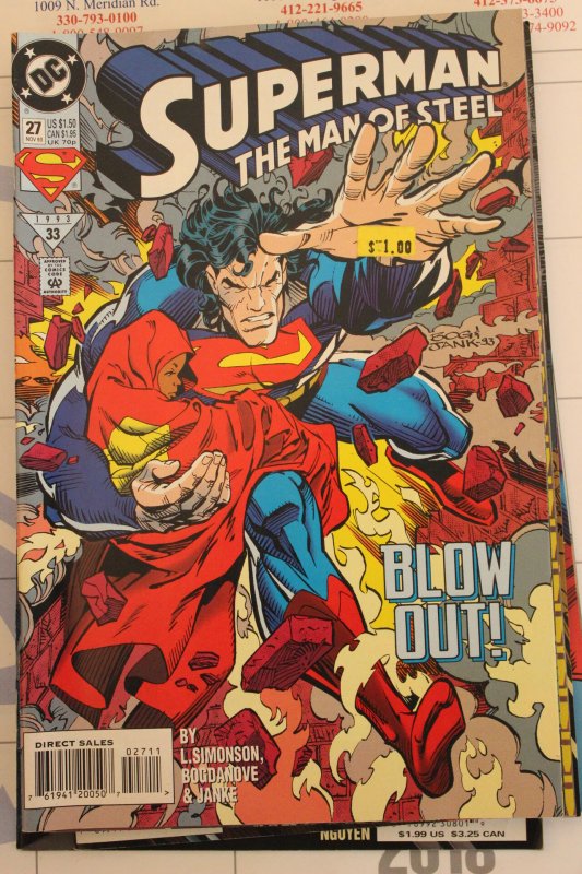 Superman the Man of Steel 27 NM