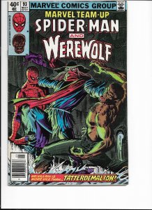 Marvel Team-Up #93 Newsstand Edition (1980)