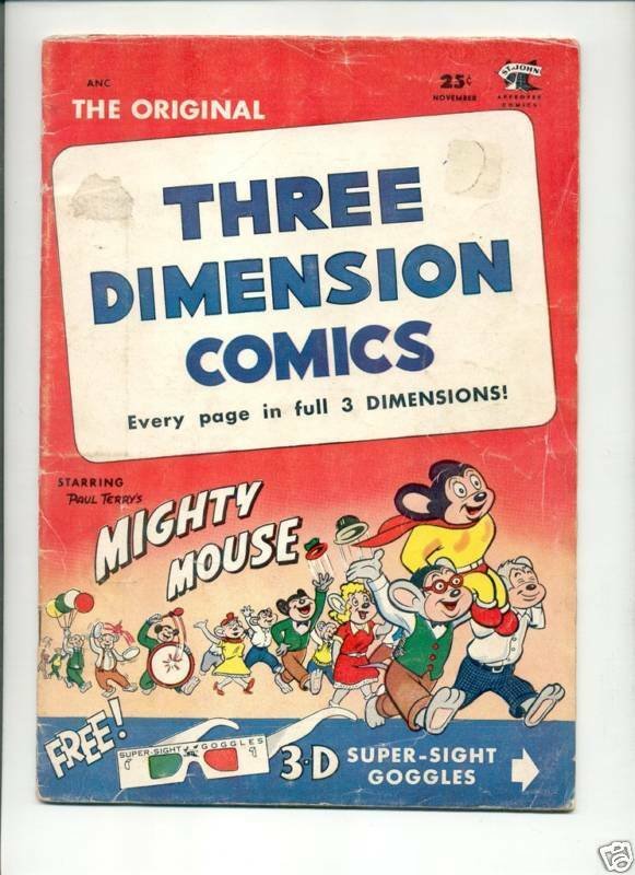 Mighty Mouse 3-D #2 vg, 11/53