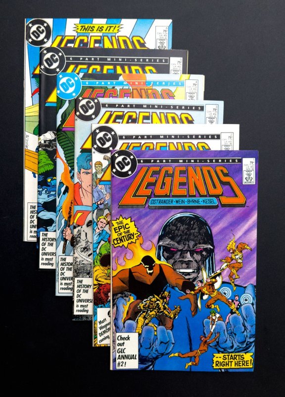 Legends #1-5 (1986) [Lot 5bks][KEYS] - ALL NM!