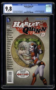 Harley Quinn (2014) #0 CGC NM/M 9.8 White Pages