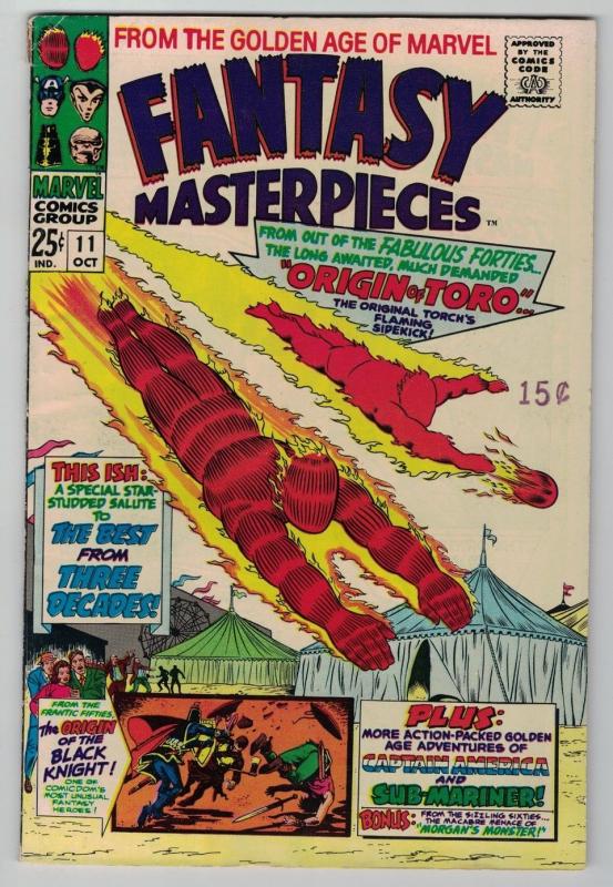 FANTASY MASTERPIECES(1966)11 VGF MARVEL GOLDEN AGE