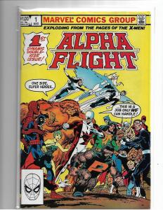 ALPHA FLIGHT#1 - F/VF to VF- 1983 JOHN BYRNE MARVEL COMICS - COPPER AGE KEY