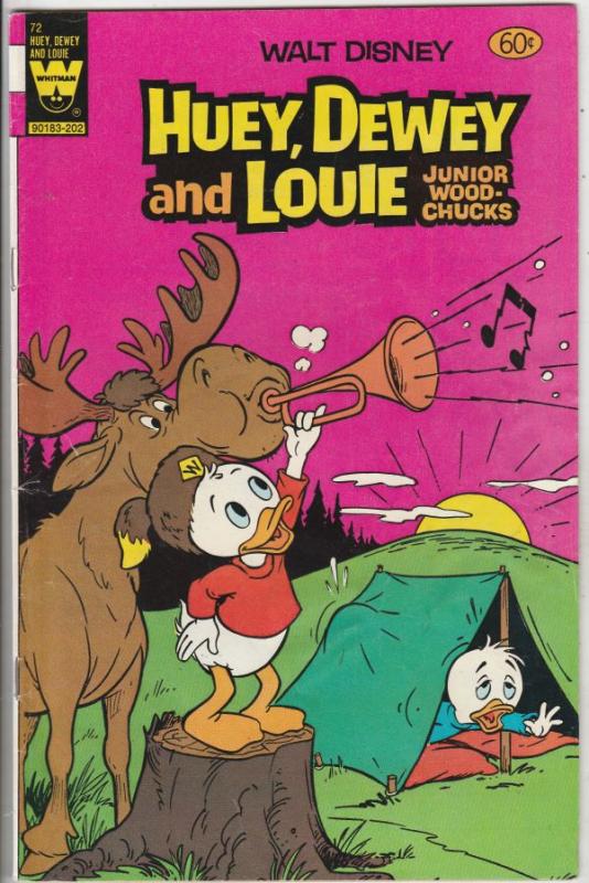 Huey Dewey and Louie Junior Woodchuks #72 (Feb-82) GD/VG- Mid-Grade Huey Dewe...