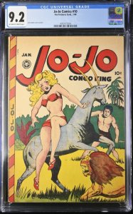 Jo-Jo Comics #10 (1948) CGC 9.2 - Golden Age Comic GGA - Jack Kamen Jungle Girl