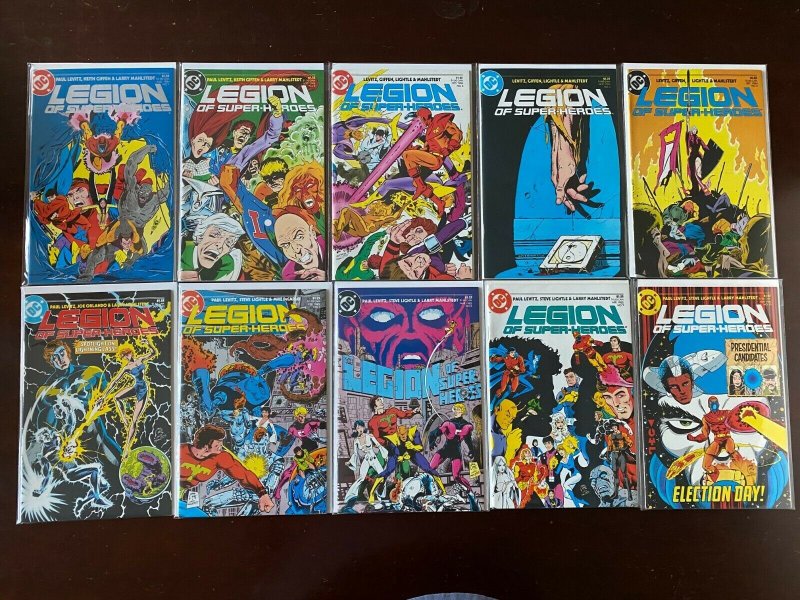 Legion of Super-Heroes comic lot (3rd series)44 diff from:#1-60 8.0 VF (1984-89)