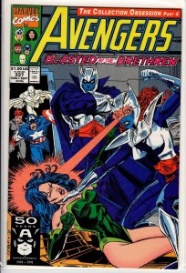 The Avengers #337 Direct Edition (1991) 9.4 NM