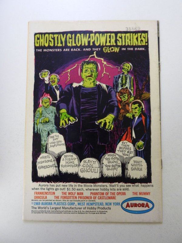 Teen Titans #21 (1969) VG/FN condition stamp back cover