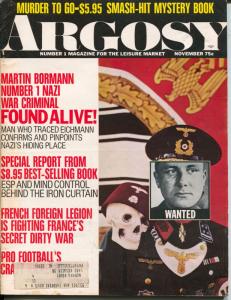 Argosy 11/1970-Popular-Martin Bormann #1 war criminal-pulp thrills-VG