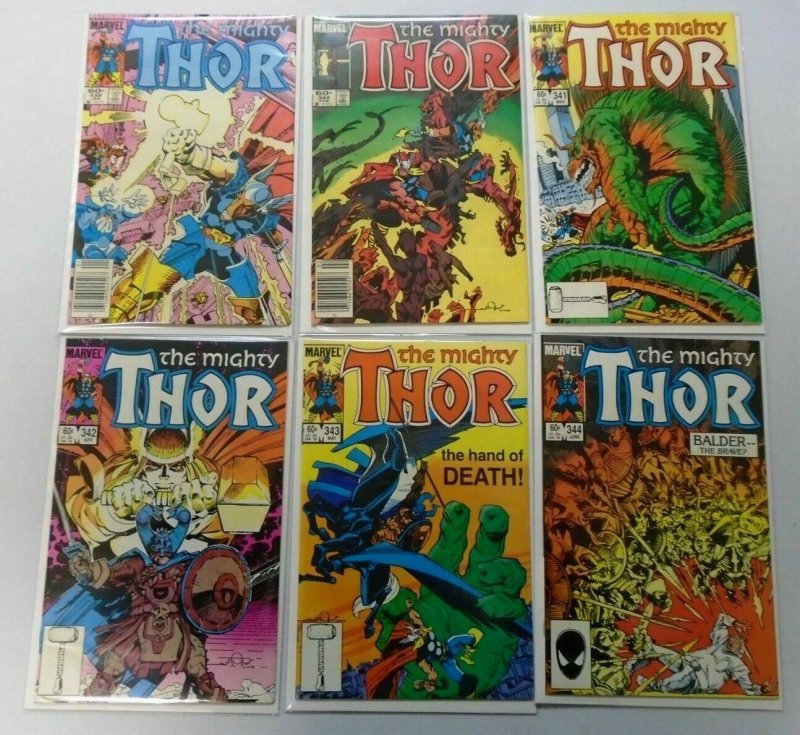 Thor Lot, From:#302-349, 25 Different, Average 7.5 Range 6.0-8.0 (1980-1984)