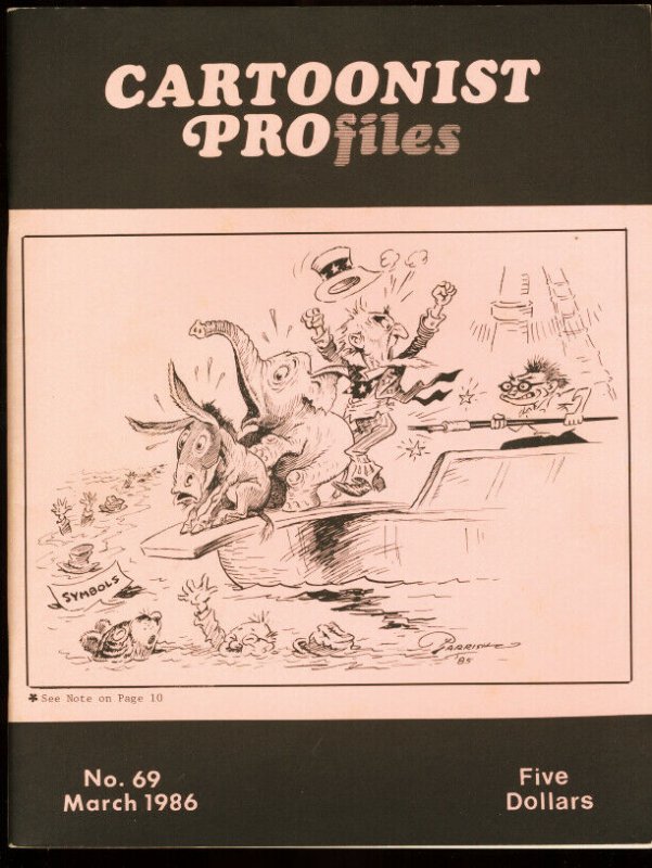 CARTOONIST PROFILES #69-1985-JOE KUBERT ART SCHOOL FN