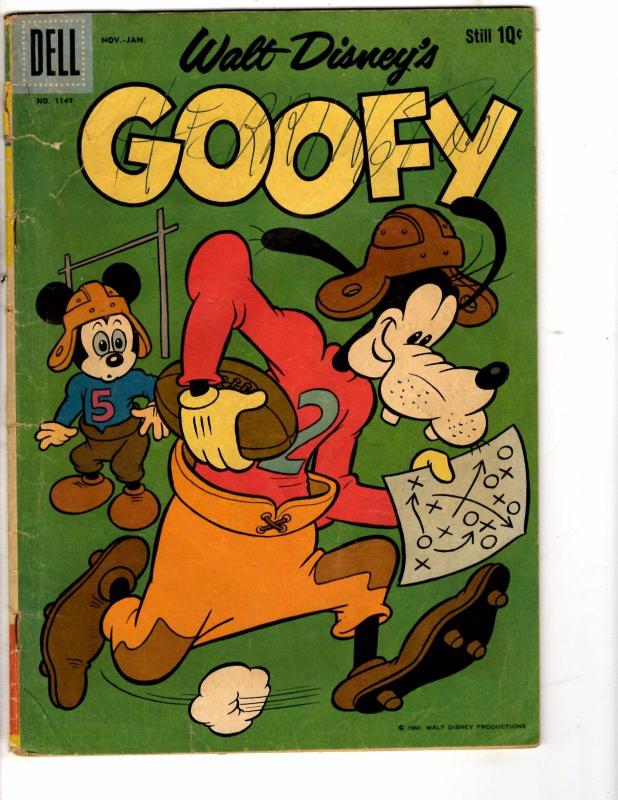 4 Walt Disney Comic Books Goofy 1149 Uncle Scrooge # 78 86 Chip N Dale # 77 J207