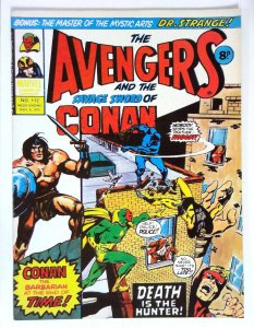 Avengers (UK) #112 (1975) Conan Dr. Strange Marvel NM-