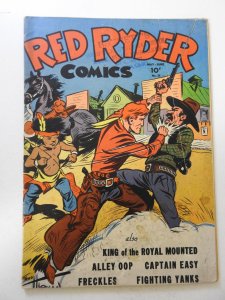 Red Ryder Comics #25 (1945) VG- Condition moisture stain, stamp fc