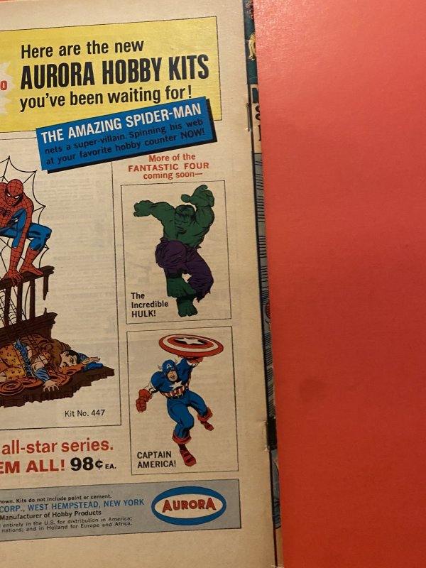 Fantastic Four #58/Silver Age Marvel Comic Book/Dr. Doom & Silver Surfer